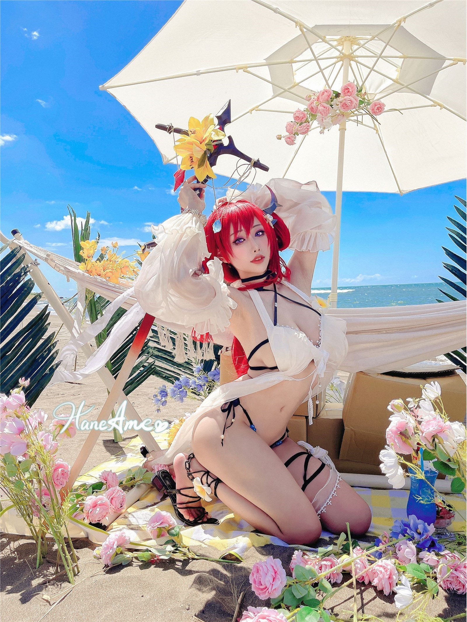 Rain Wave HaneAme - NO.167 September 2022 Arknites-Surtr_ Official Swimsuit(27)